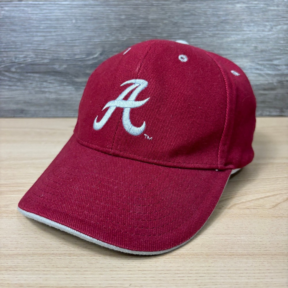 Alabama Crimson Tide Hat Cap Strap Back‎ Red College Adjustable